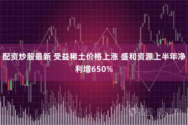 配资炒股最新 受益稀土价格上涨 盛和资源上半年净利增650%