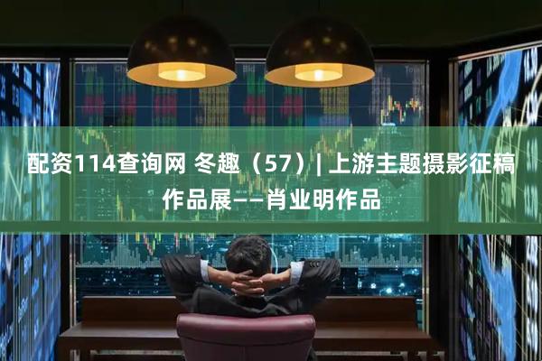 配资114查询网 冬趣（57）| 上游主题摄影征稿作品展——肖业明作品